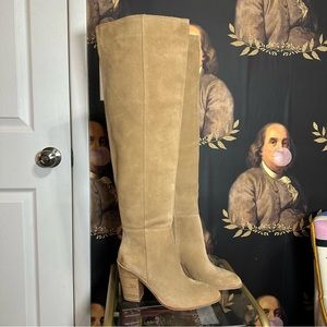 Treasure & Bond Heidi Over the Knee Boots brown caramel size 8 NWOT